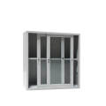 China Mingxiu 2 Door Sliding Door Metal Storage Cabinets